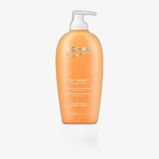 Biotherm Oil Therapy Body Balm shown in its body-care packaging