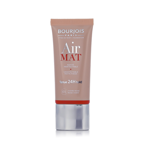 Bourjois Paris Air Mat Foundation SPF 10, матирующий тональный крем оттенка 01 Rose Ivory