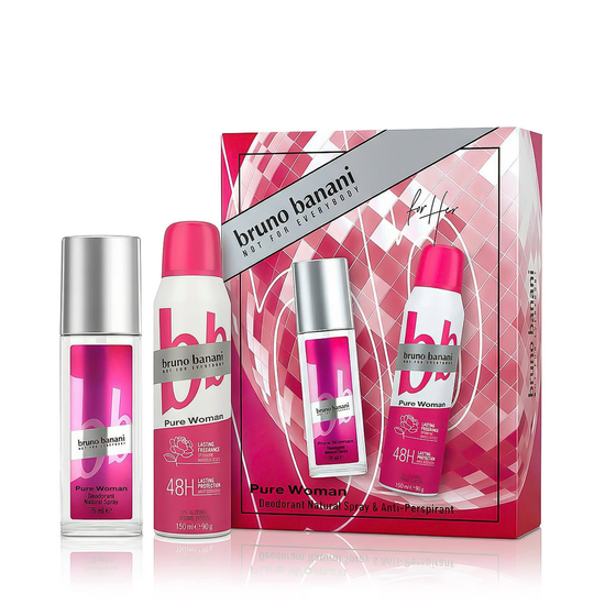 Bruno Banani Pure Woman DEO in glass 75 ml + DEO VAPO 150 ml