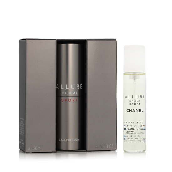 CHANEL Allure Homme Sport Eau Extrême EDT kvepalų rinkinys, 20 ml + 2 x 20 ml