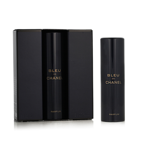 Chanel Bleu de Chanel Parfum: дорожный спрей 20 мл и два флакона для заправки