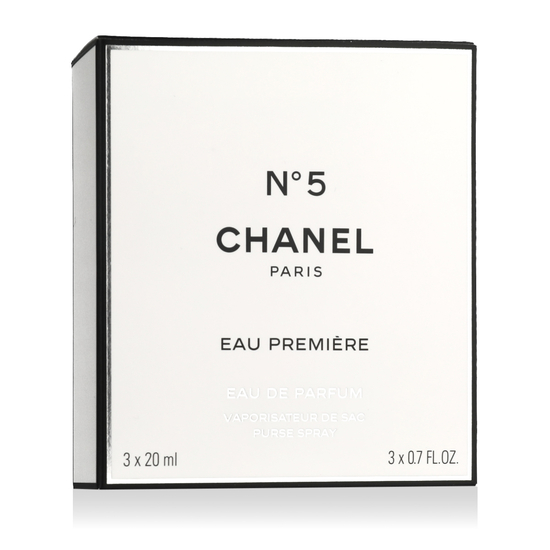 Chanel No 5 Eau Premiere EDP gift set with its fragrance bottles