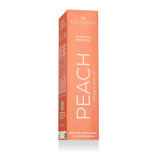 COCOSOLIS Peach Sutan & Body Oil, a body oil for skin care