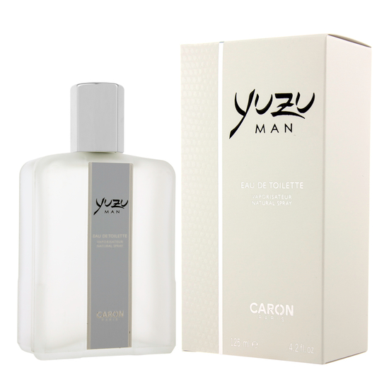 Caron Yuzu Man EDT bottle shown as a unisex citrus fragrance