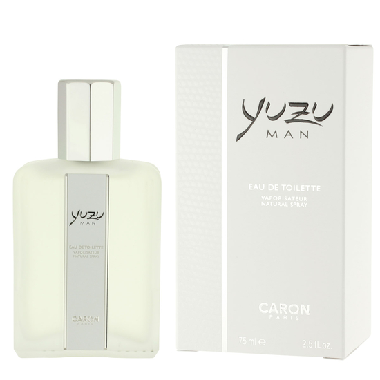 Caron Yuzu Man EDT bottle shown as a unisex citrus fragrance