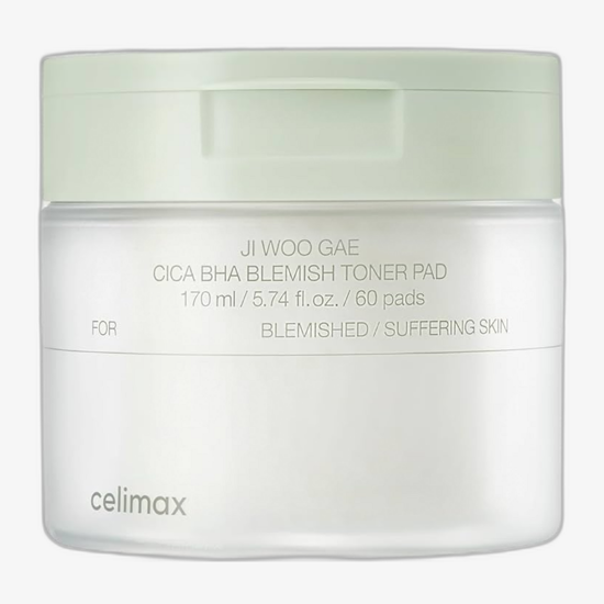 Celimax Ji Woo Gae Cica BHA Blemish Toner Pad 60 ks