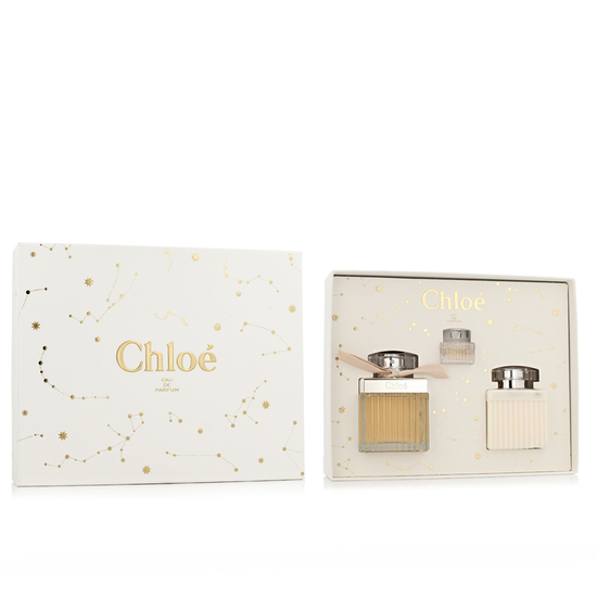 Набор Chloé Eau de Parfum: флакон, миниатюра и лосьон для тела
