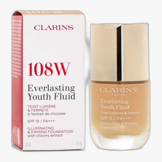 Clarins Everlasting Youth Fluid SPF 15 fluid foundation for face makeup