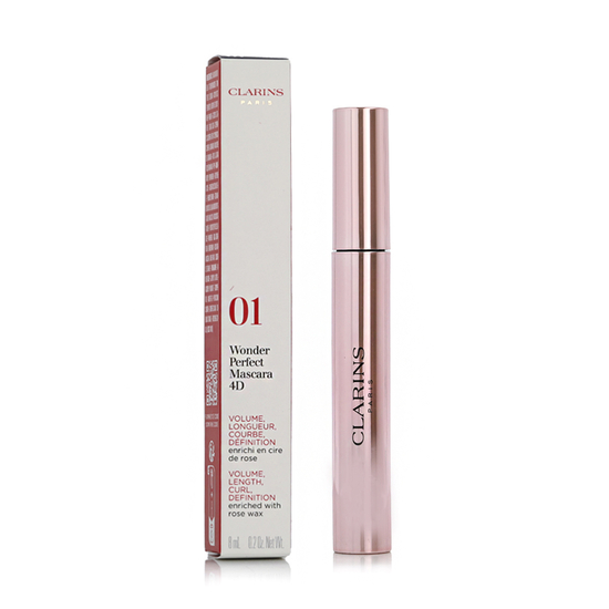 Clarins Wonder Perfect Mascara 4D tušas, 01 Perfect Black atspalvis