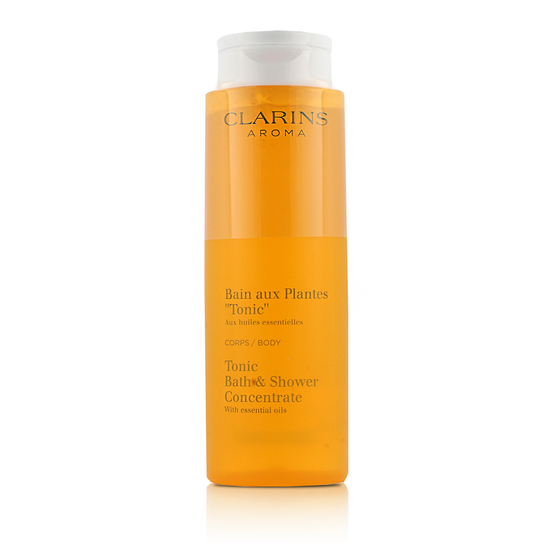 Clarins Aroma Tonic, концентрат для ванны и душа на фото упаковки