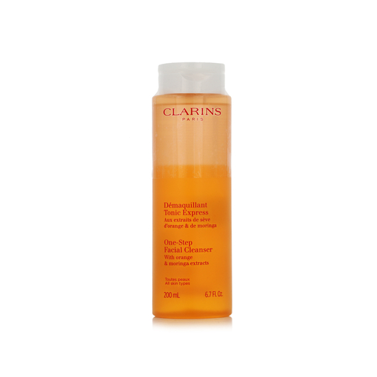 Clarins vieno žingsnio veido valiklis su apelsinų ekstraktu, produkto pakuotė