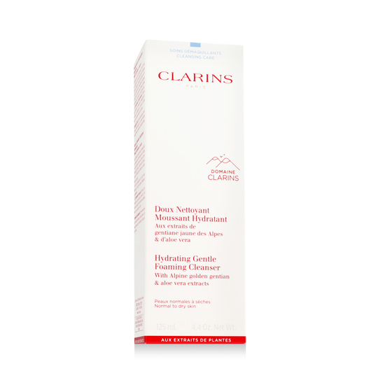 Clarins švelnaus putojančio veido prausiklio pakuotė