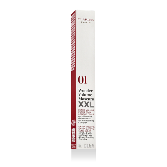 Тушь Clarins Wonder Volume Mascara XXL в черном оттенке 01 Extreme Black