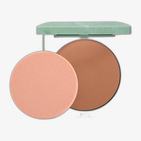 Clinique Stay-Matte Sheer Pressed Powder — прессованная пудра в оттенке 04 Stay Honey