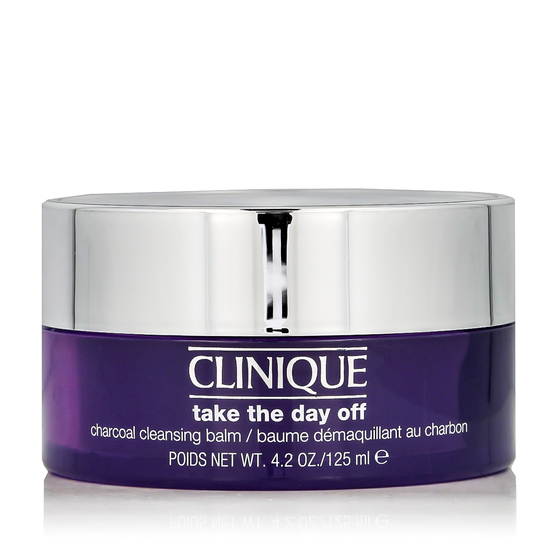 Clinique Take The Day Off Charcoal Cleansing Balm, shown as a makeup-removing balm