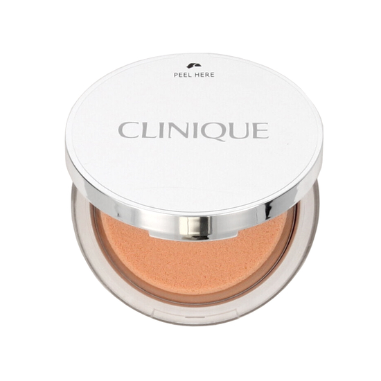 Clinique Stay-Matte Sheer Pressed Powder in 17 Stay Golden, a pressed face powder