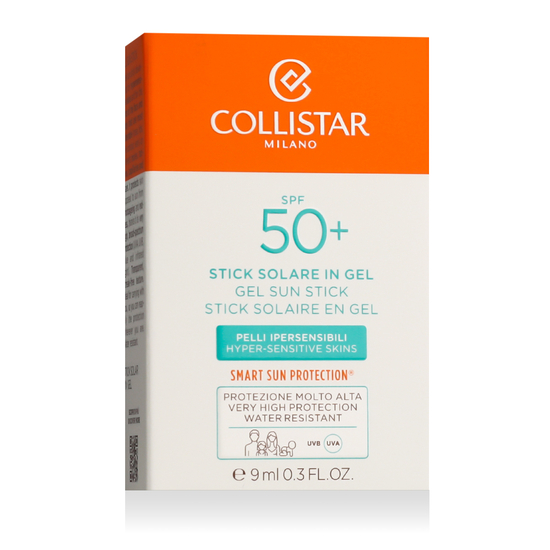 Collistar Sun Gel Stick SPF 50+ – saulės gelio lazdelė apsaugai nuo saulės