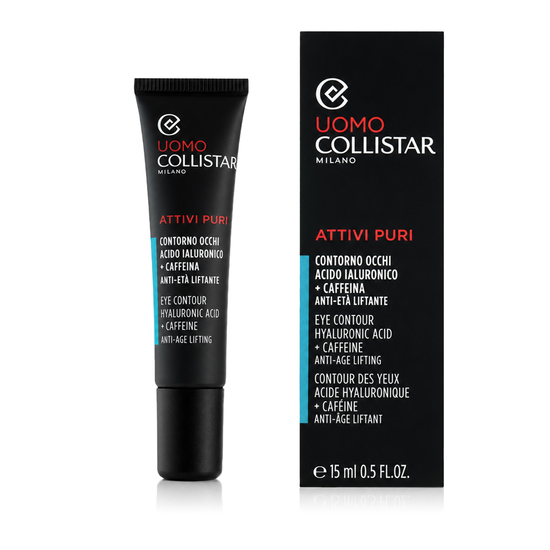 Collistar Uomo Attivi Puri Eye Contour Hyaluronic Acid + Caffeine Anti-Age Lifting