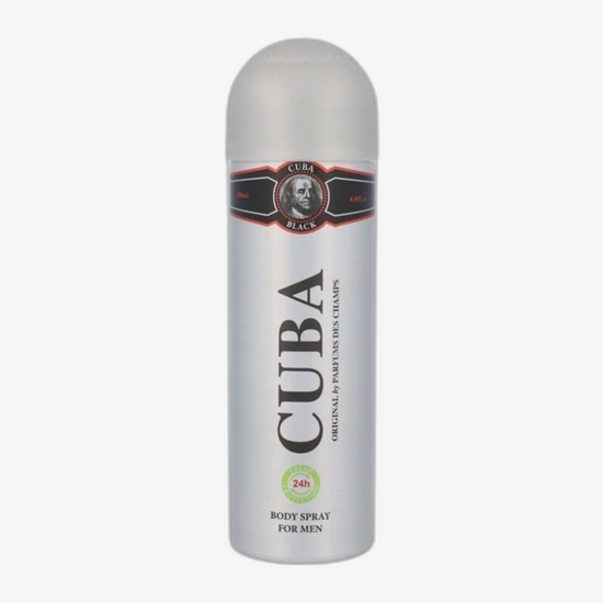 Cuba Black Deodorant VAPO spray bottle for personal care