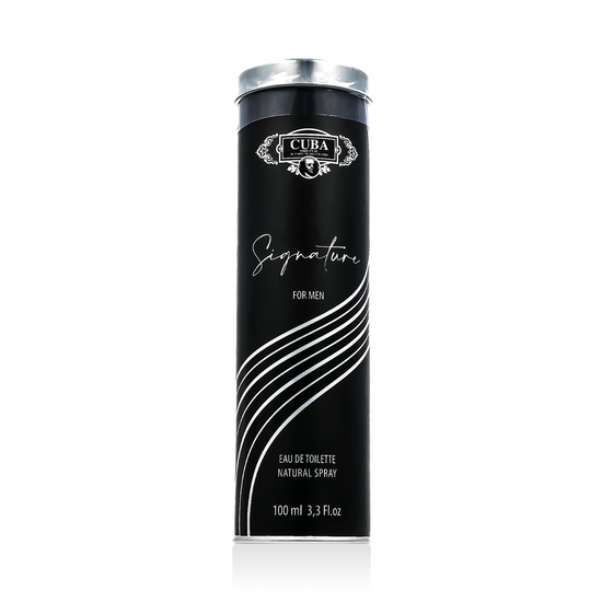 Cuba Signature EDT unisex tualetinio vandens flakonas iš arti