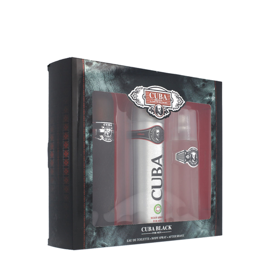 Cuba Black EDT 100 ml + AS 100 ml + DEO VAPO 200 ml
