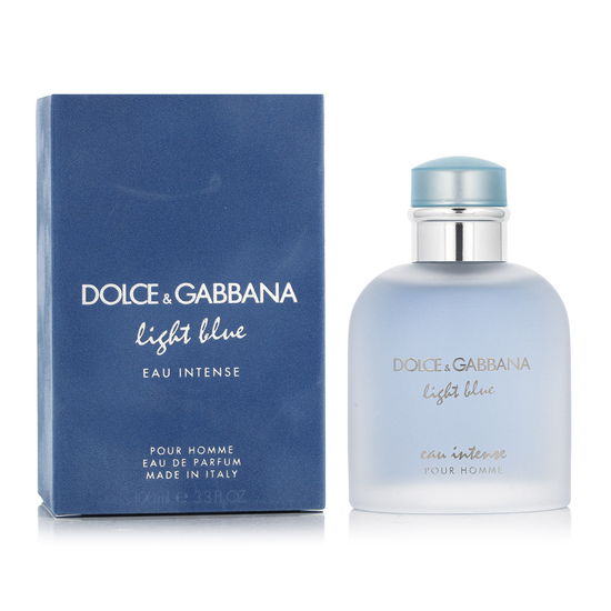 Dolce & Gabbana Light Blue Eau Intense Pour Homme EDP fragrance bottle