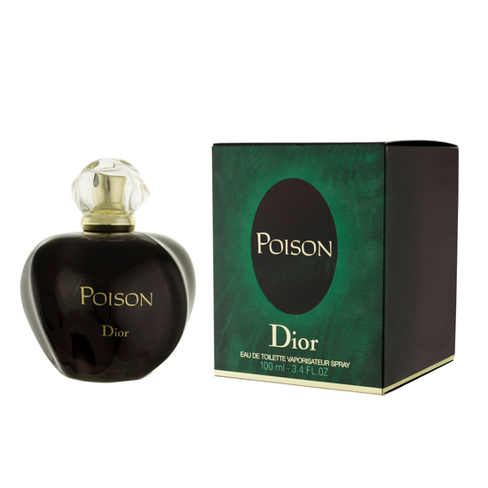 Dior Christian Poison Eau de Toilette bottle, unisex fragrance in 100 ml size