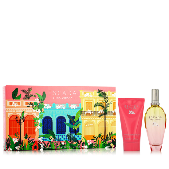 Escada Brisa Cubana EDT kvepalų rinkinys su kūno kremu ir kosmetine