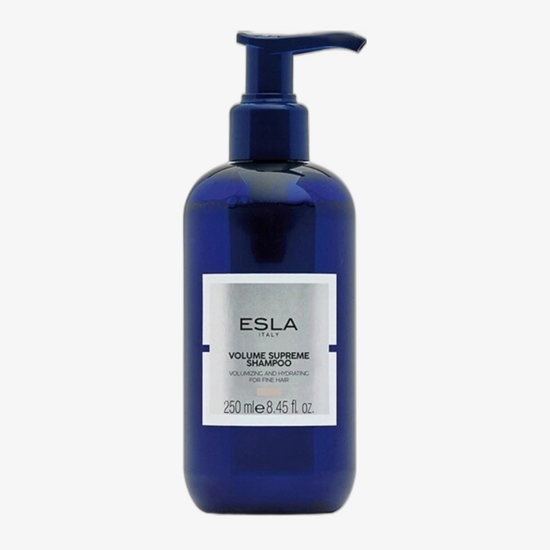 ESLA Italy Volume Supreme šampūnas plaukams, produkto pakuotės nuotrauka