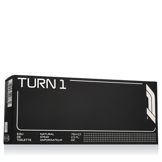 F1 Parfums Turn 1 EDT uniseks tualetinio vandens flakonas