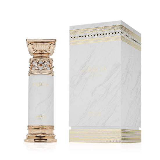 French Avenue Grecia Parfum bottle for a unisex fragrance collection