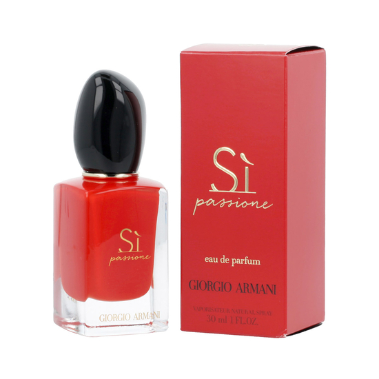 Giorgio Armani Sì Passione EDP perfume bottle, floral fragrance