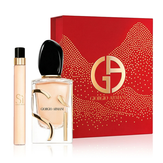 Giorgio Armani Sì EDP fragrance set with 50 ml bottle and 10 ml miniature