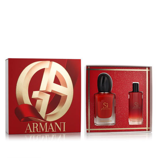 Giorgio Armani Si Passione EDP gift set with 50 ml bottle and 15 ml mini