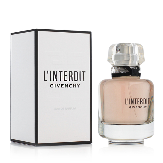 Givenchy L'Interdit Eau de Parfum bottle with a floral-woody scent