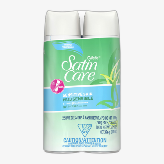 Gillette Satin Care Sensitive Skin with Aloe Vera shaving gel product image