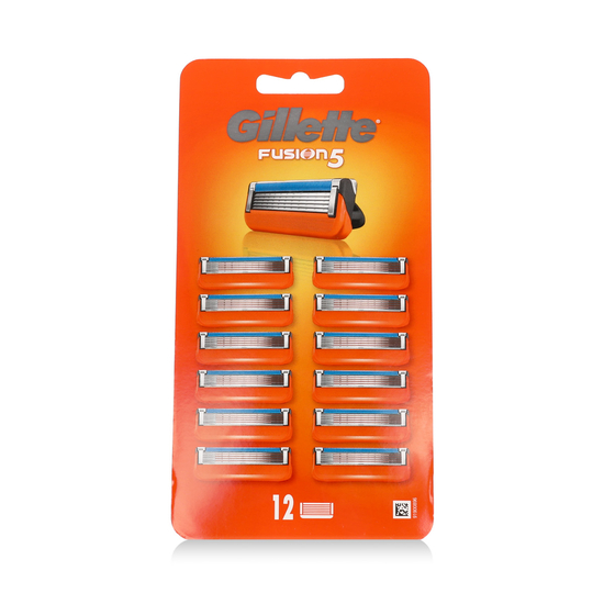 Gillette Fusion atsarginiai skutimosi peiliukai, 12 vnt. pakuotė