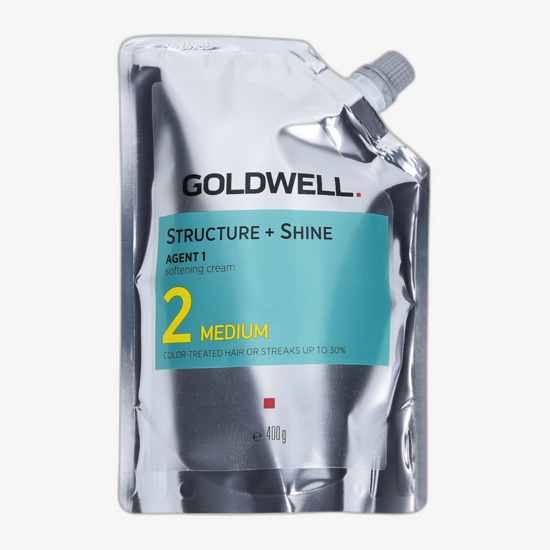 Goldwell Structure + Shine Agent 1 Softening Cream 2 Medium — смягчающий крем для завивки