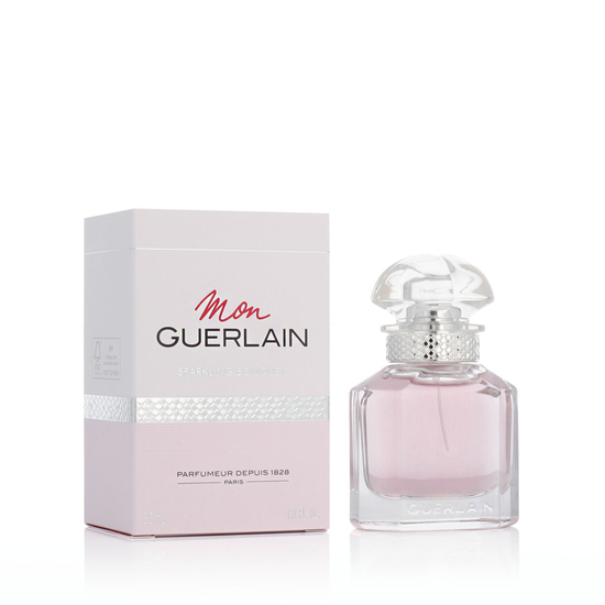 A bottle of Guerlain Mon Guerlain Sparkling Bouquet EDP
