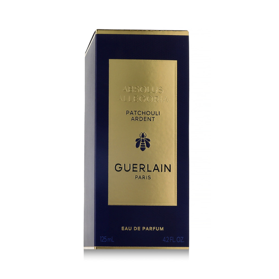 Guerlain Absolu Allegoria Patchouli Ardent EDP bottle, a unisex patchouli fragrance