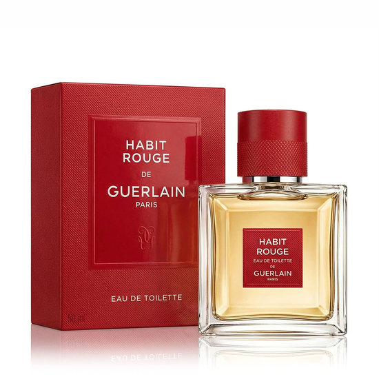 Guerlain Habit Rouge EDT unisex kvepalų flakonas nuotraukoje