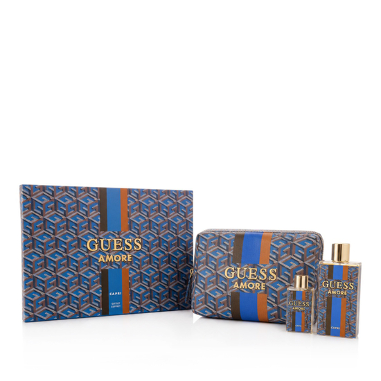 Guess Amore Capri EDT 100 ml + EDT MINI 7,5 ml + Cosmetic bag