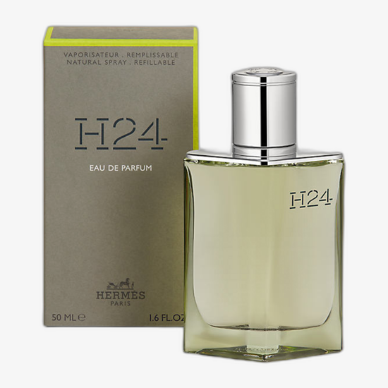 Hermès H24 EDP gift set with 100 ml bottle and 12.5 ml mini