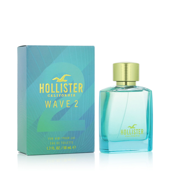 Hollister California Wave 2 For Him EDT bottle, men's fragrance