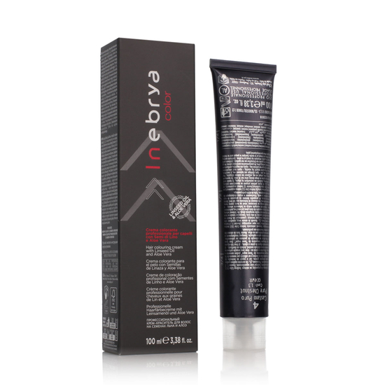 Inebrya Color Pure 4 Pure Chestnut hair dye shade packaging