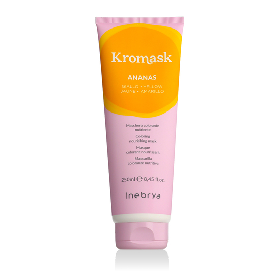 Inebrya Kromask Ananas nourishing hair mask for colour-treated hair