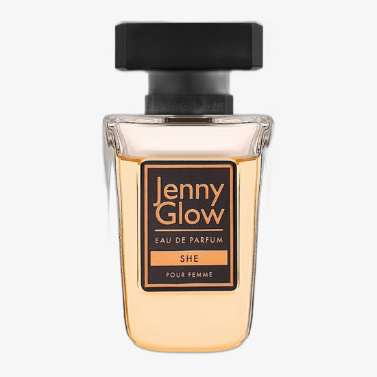 Jenny Glow She by Jenny Glow EDP bottle, a fresh floral unisex fragrance