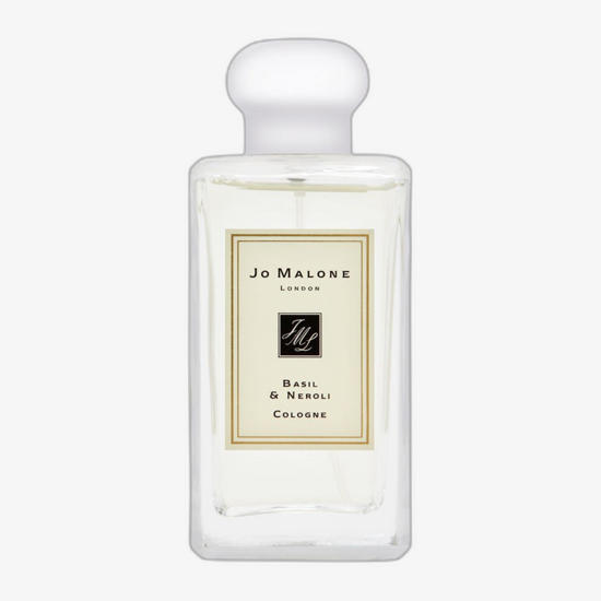 Jo Malone Basil & Neroli Eau de Cologne bottle, used with over 80% remaining