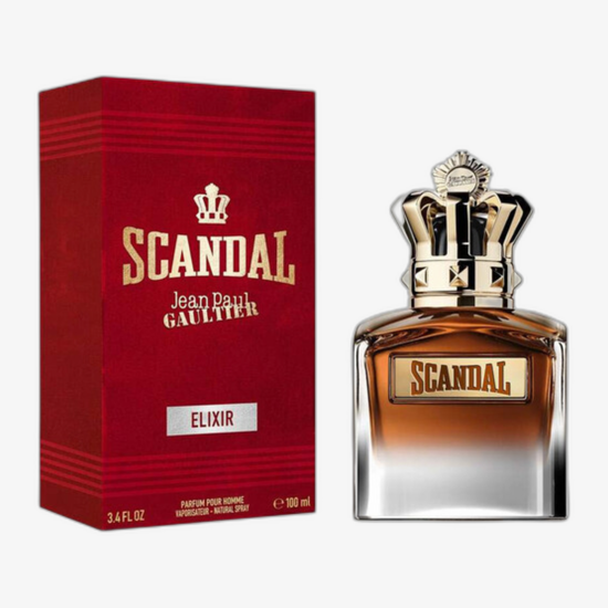 Jean Paul Gaultier Scandal Elixir Parfum bottle, a unisex fragrance