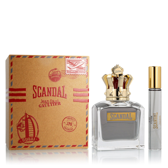 Jean Paul Gaultier Scandal Pour Homme EDT gift set with 100 ml and 20 ml bottles